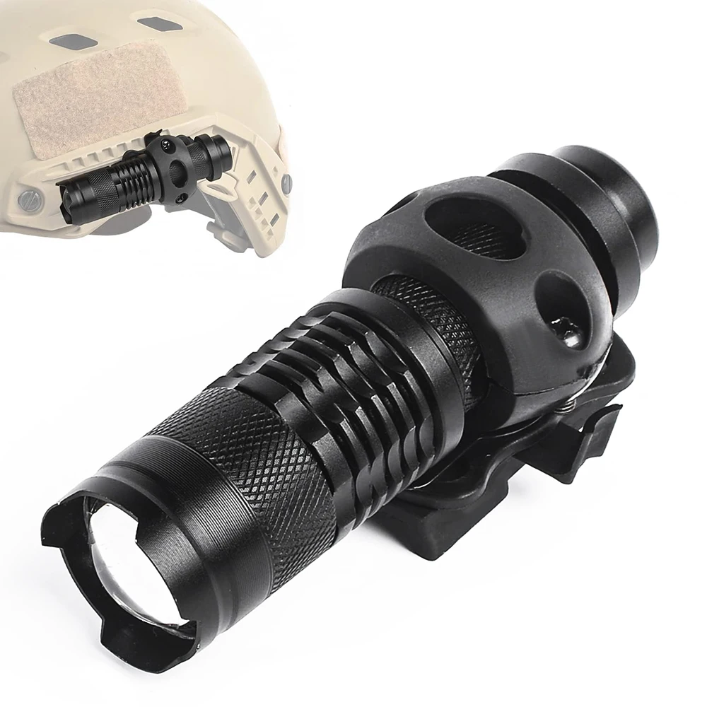 Luz táctica rápida para casco, linterna táctica, lámpara de seguridad de supervivencia, Airsoft, estroboscópica, lámpara de momento constante para casco, caza y Camping - imagen 2