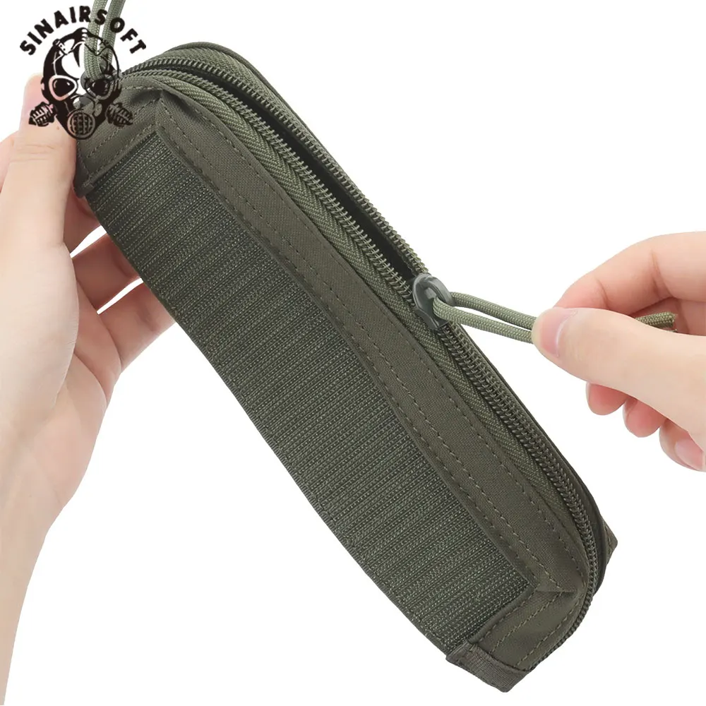 Bolsillo de chasis táctico para MK3 MK4, bolsa de almacenamiento, aparejo de pecho, cubierta de doble cremallera, accesorios de chaleco de caza - imagen 5