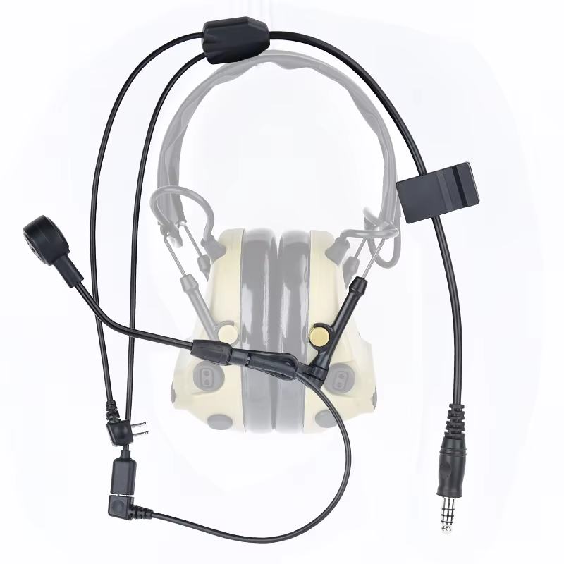 Auriculares tácticos C3 inalámbricos con PTT para caza y tiro