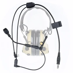 Auriculares tácticos C3 inalámbricos con PTT para caza y tiro