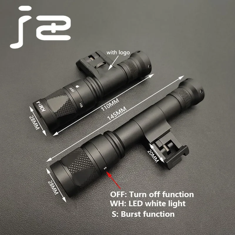 Sotac IFM M300V M600V linterna estroboscópica táctica M300 M600 Scout luz LED con interruptor de presión Hunitng Rifle arma iluminación - imagen 4