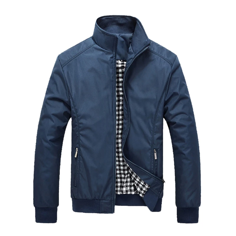 Chaquetas de otoño para hombre de talla grande 7XL para exteriores, abrigo con cuello levantado, chaqueta de combate táctica militar ligera a prueba de agua, abrigo de caza - imagen 2