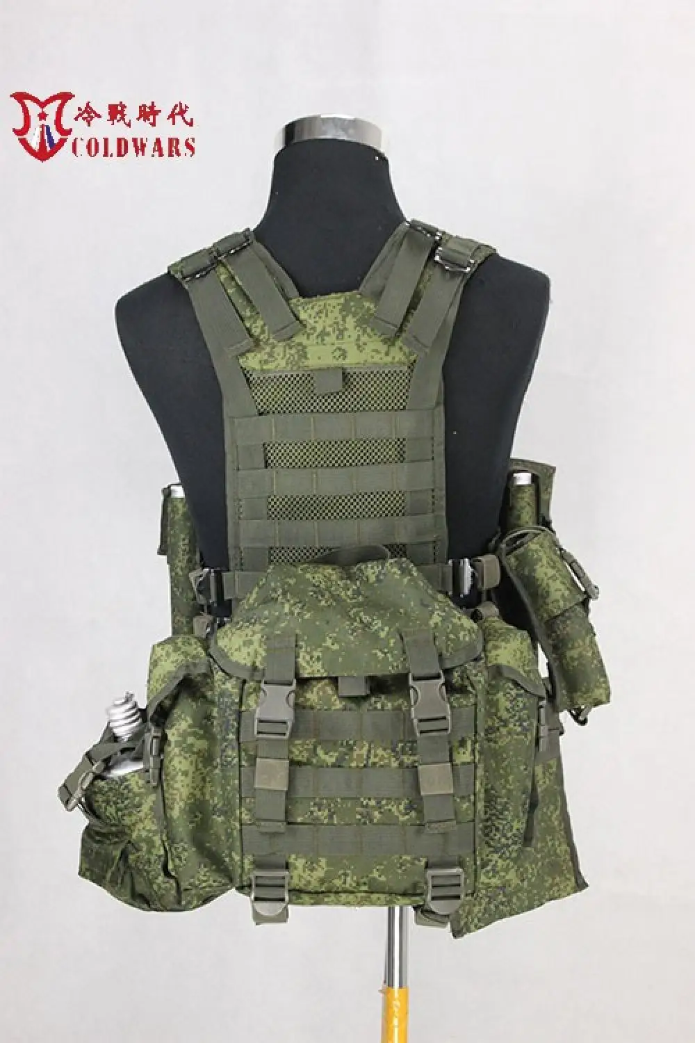 Conjunto de Combate Molle EMR 6Sh117 para hombre, chaleco táctico ruso pequeño verde, accesorios, intercomunicador, paquete de Asalto De 7L - imagen 4