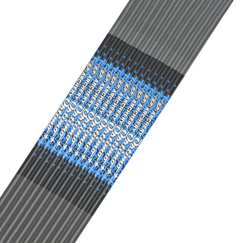 6/12 Uds 30 pulgadas flecha de carbono puro eje columna vertebral 500 600 700 800 900 1000 ID4.2mm arco de tiro con arco caza tiro objetivo flecha - imagen 2
