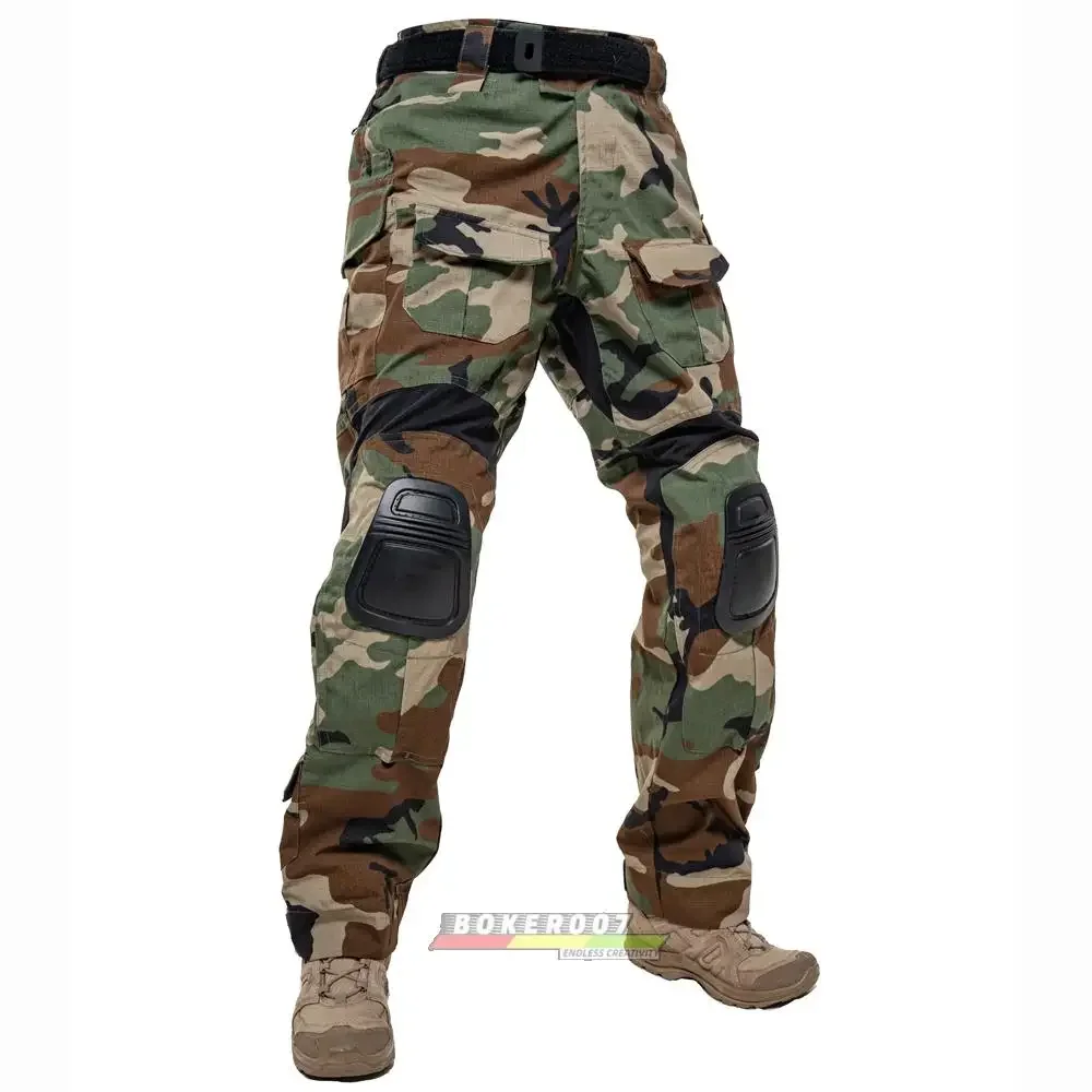 G3 Pantalones tácticos multifunción Pantalones de entrenamiento Gen3 Camuflaje Jungle EMR de cuatro colores Nieve - imagen 2