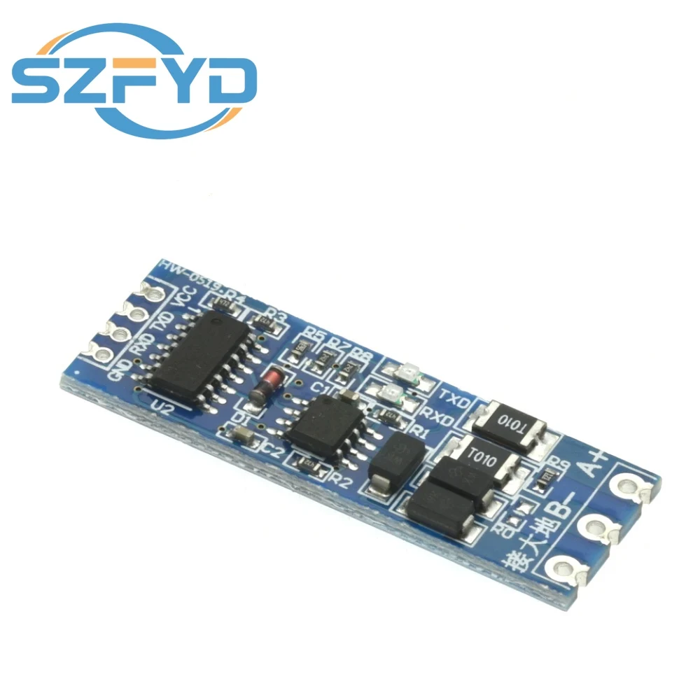 1-10 Uds TTL a RS485 módulo Hardware Control de flujo automático nivel UART serie conversión mutua módulo de fuente de alimentación 3,3 V 5V - imagen 3