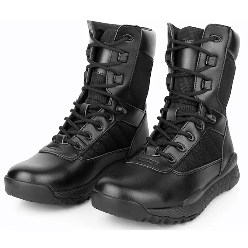 Botines de combate transpirables para hombre, zapatos tácticos para el desierto, talla grande, verano, 2024 - imagen 4
