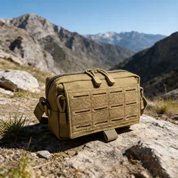 Bolsa MOLLE EDC para exteriores: cinturón y primeros auxilios