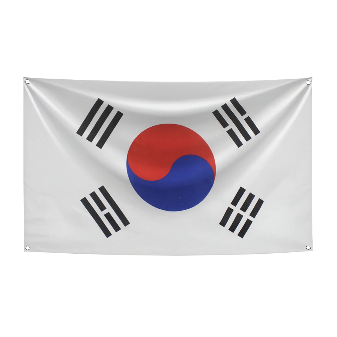 90X150cm bandera de Corea del Sur Kor Kr banderas de Corea del Sur decoración impresa de poliéster tapiz de pancarta - imagen 2