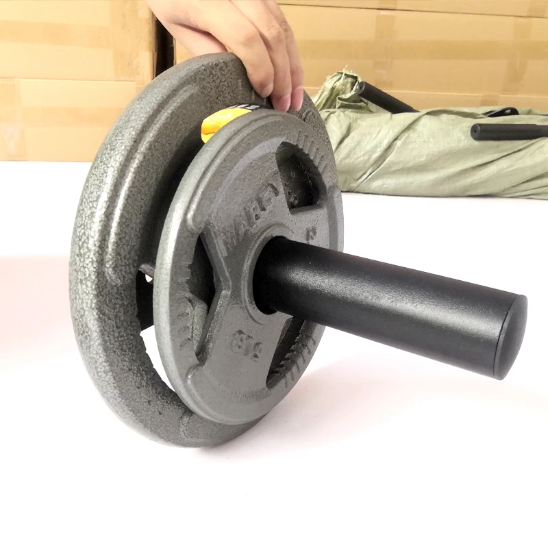 Soporte de pared para discos de pesas de alta resistencia