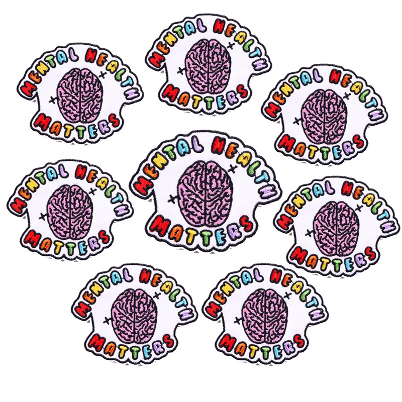 Prajna-parches bordados para planchar en la ropa, parches de animales, apliques Punk Rock, 10 piezas - imagen 4