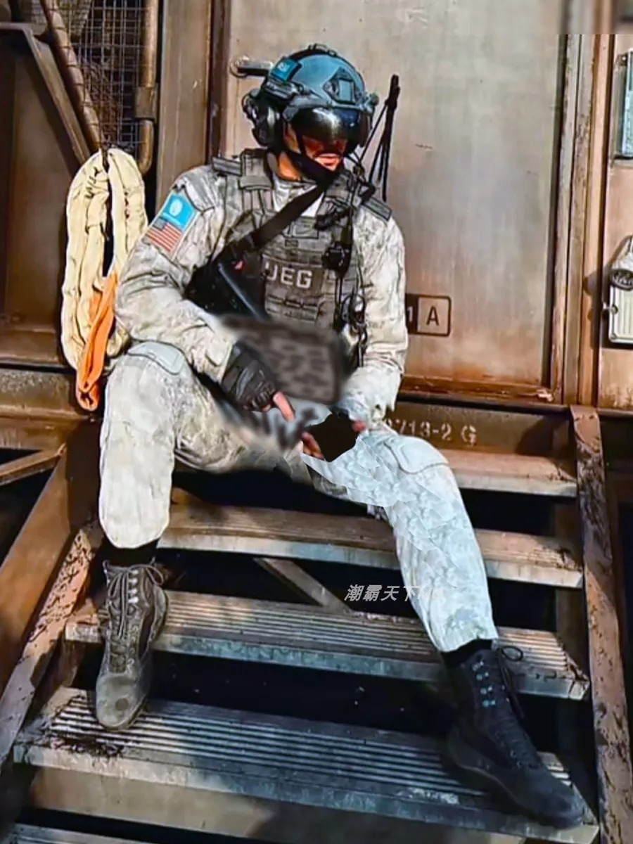 Wandering Earth 2 UEG, armadura corporal de fuerza de mantenimiento de la paz, chaleco táctico, Ejército de elevador espacial - imagen 4