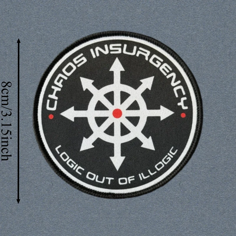 Chaleco táctico con estampado SCP, insignia de moral con gancho y bucle, accesorios de decoración para mochila, pegatinas, brazalete, parches militares para ropa - imagen 3