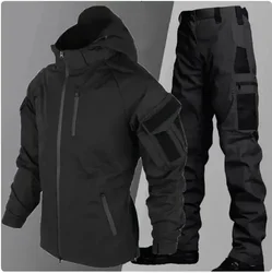 Conjunto táctico militar chaqueta + pants impermeable hombre