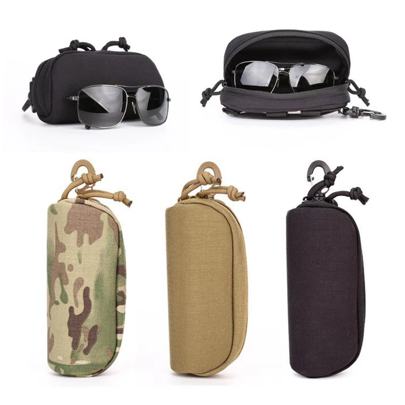 Bolsa táctica Molle para gafas de sol, estuche organizador EDC, mochila, herramienta colgante - imagen 2