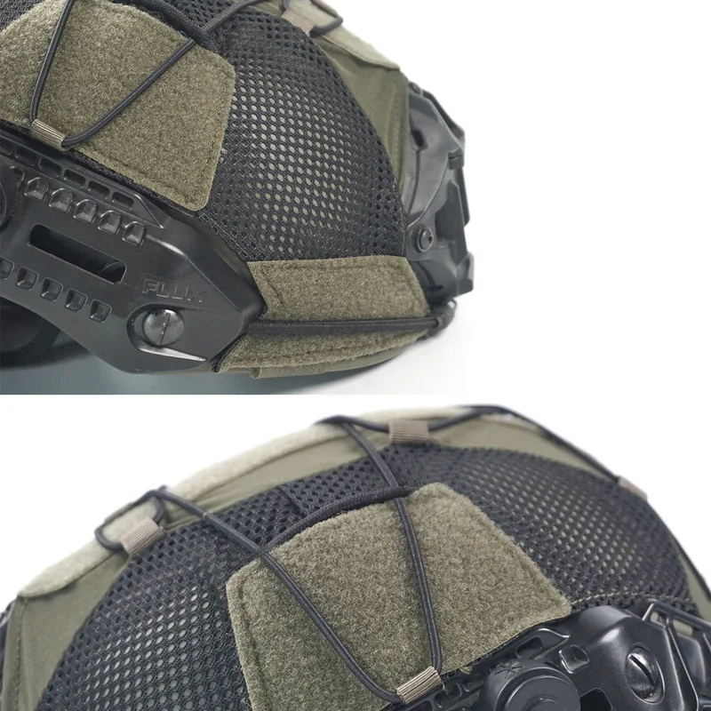 Cubierta táctica para casco Airsoft Paintball Multicam, cubierta protectora para casco CS Wargame, accesorios de equipo - imagen 5