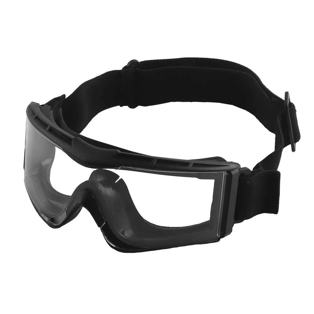 Gafas tácticas al aire libre, gafas de tiro Airsoft para caza, gafas a prueba de polvo para ciclismo de motocicleta con lentes transparentes/negras/amarillas - imagen 2