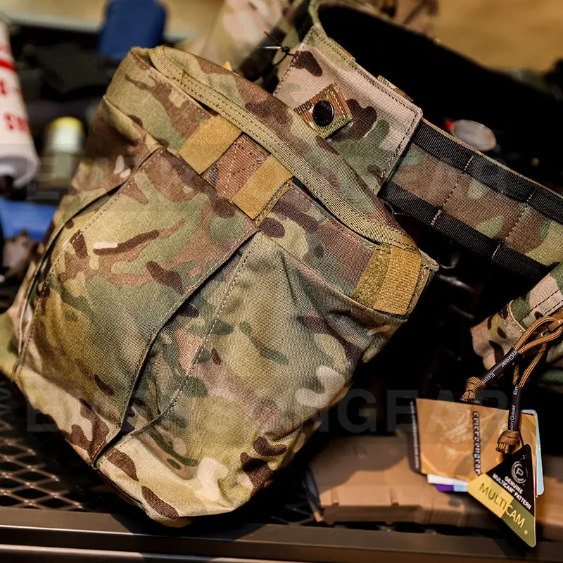 Emersongear bolsa de basura táctica MOLLE bolsa de caída plegable Mag soporte de reciclaje almacenamiento de revistas bolsa expuesta caza combate - imagen 4