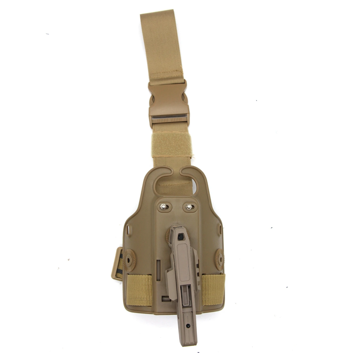 Funda táctica drop left zurda para pistola de caza con riel cadera - imagen 2