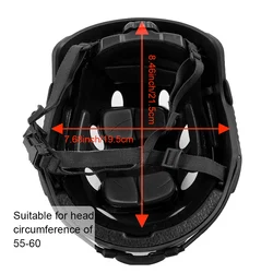 JOAXOR FAST PJ Casco Táctico ABS para Airsoft y Paintball