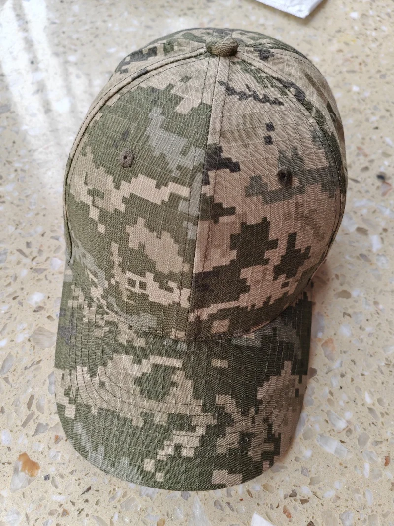 Gorra de béisbol con protección solar de camuflaje ucraniano - imagen 2