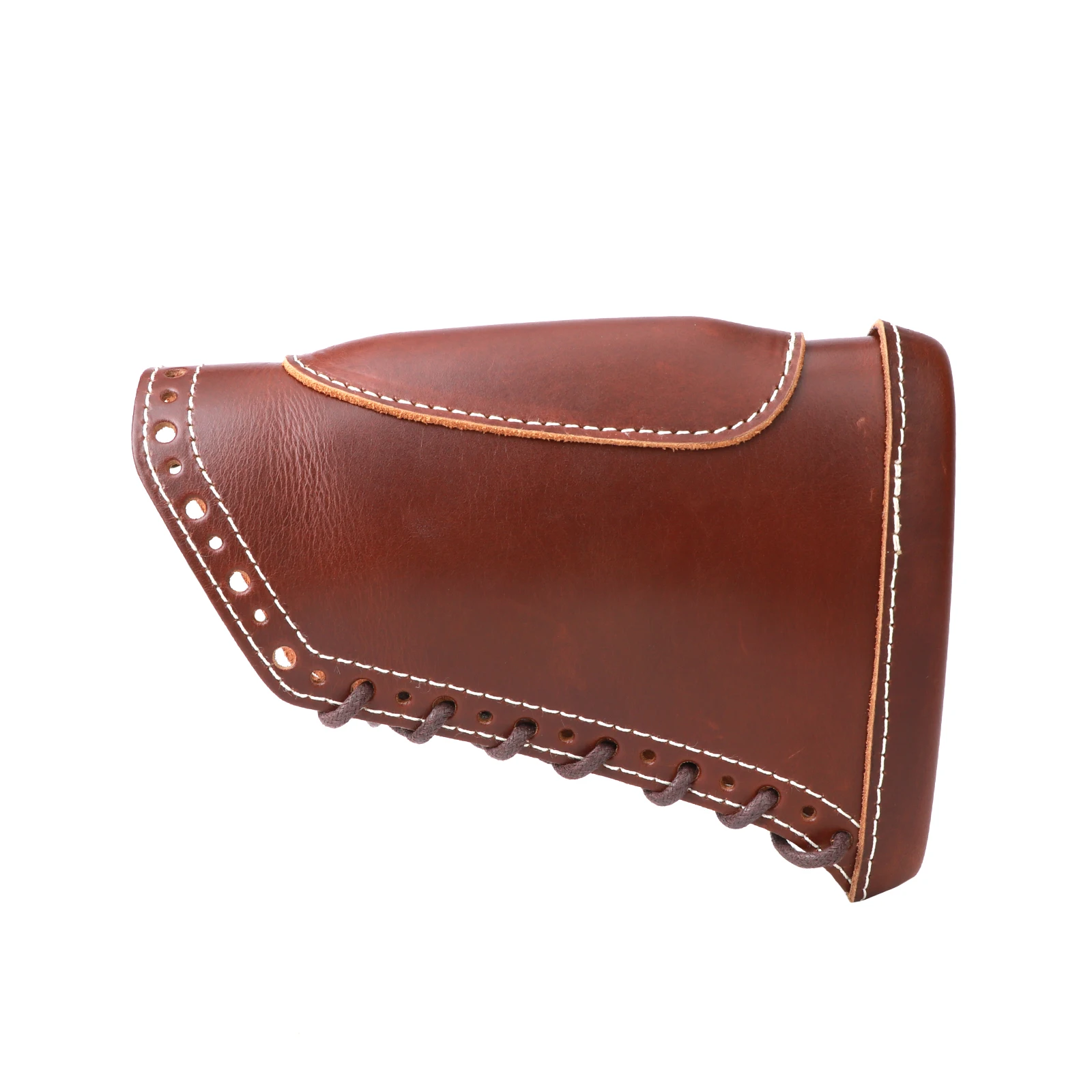 Tourbon-cubierta de cuero táctico para pistola, soporte ajustable para Rifle, reposapiés de mejillas, elevador con cartuchos de armas de fuego - imagen 4