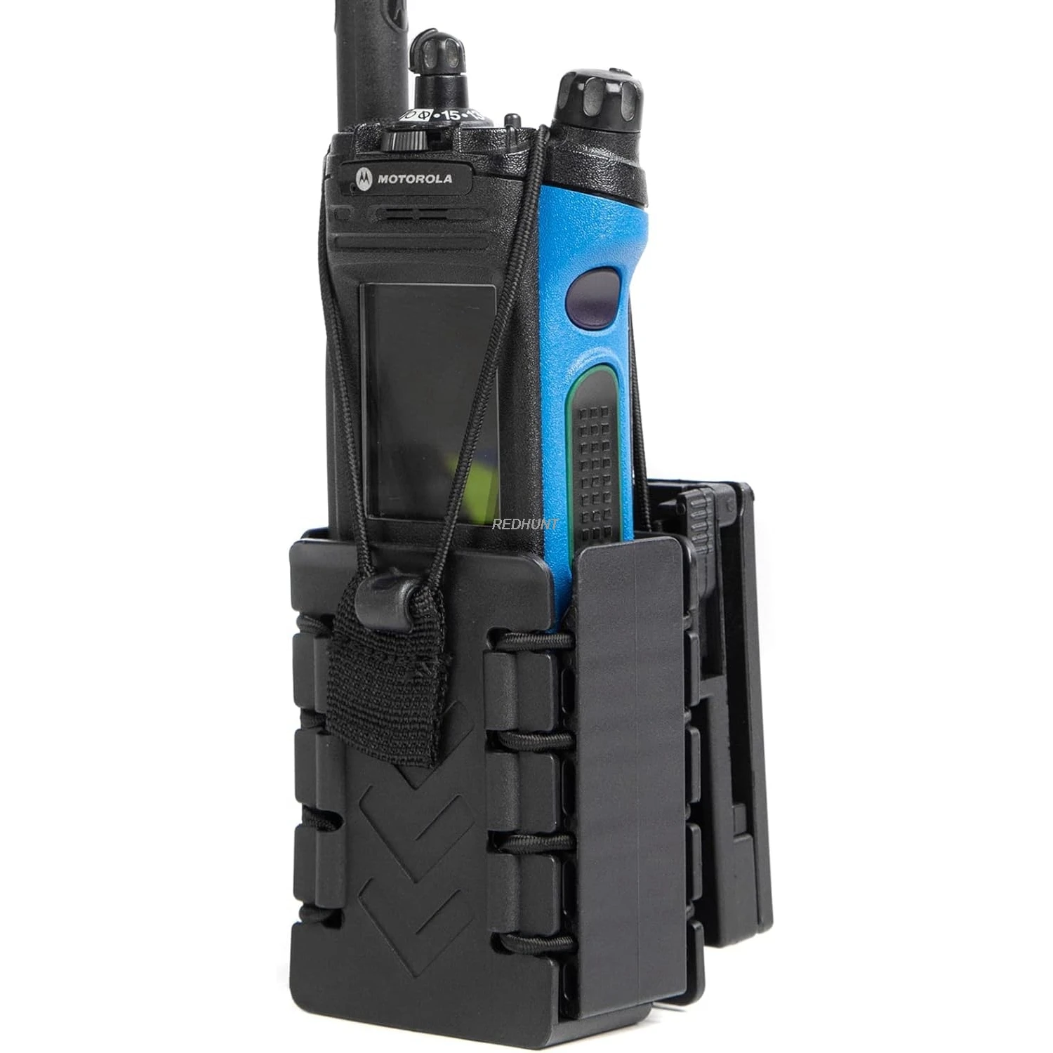 Funda de polímero para Radio Molle, soporte para Walkie Talkie, cinturón de servicio táctico, funda de Radio, bolsa de Radio bidireccional para Motorola APX 6000 MTS2000 - imagen 2