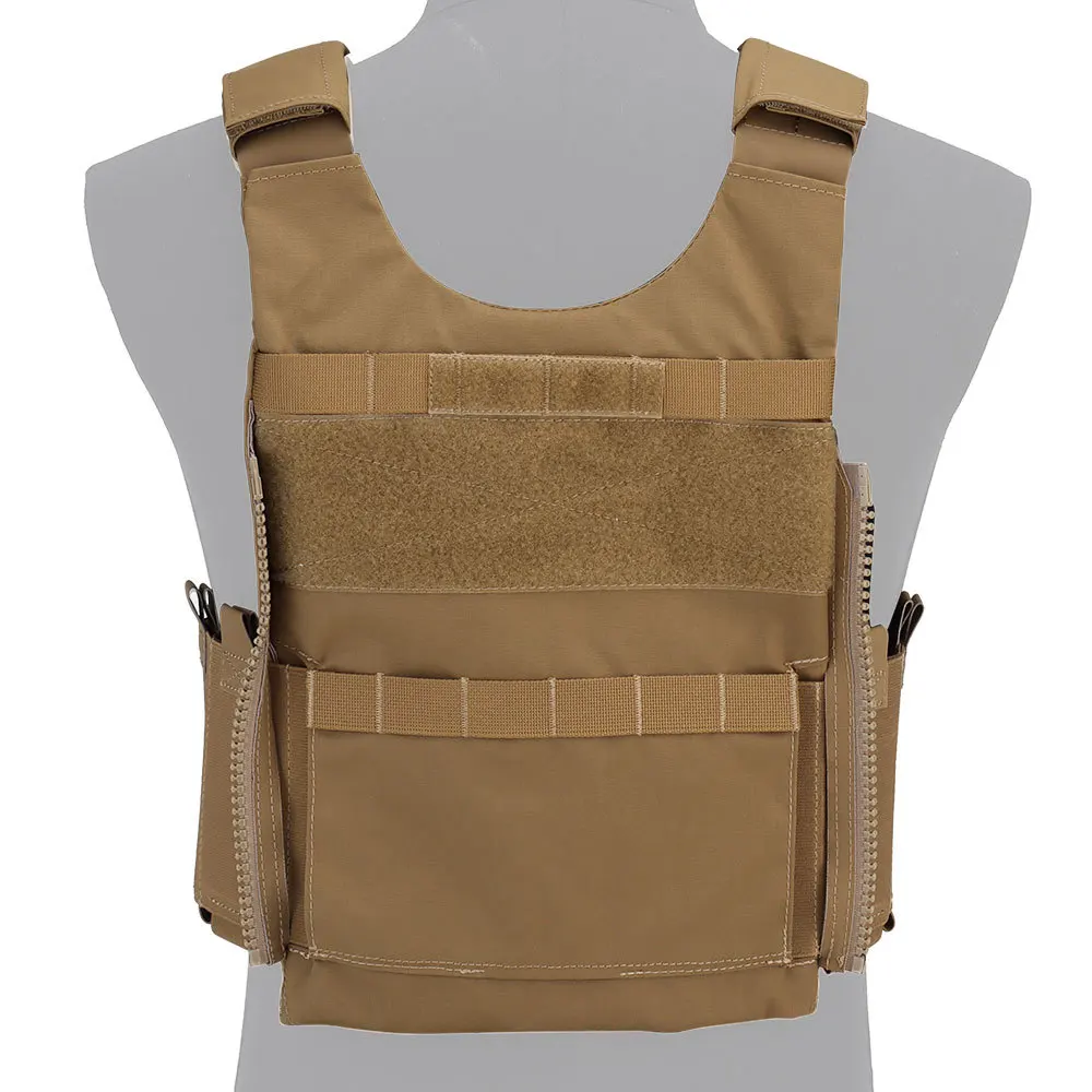 LV119 chaleco táctico Molle de caza, hebilla oculta de bucle de gancho militar, 10 #, cremallera 3, bolsa de revista, aparejo de pecho elástico lateral Airsoft - imagen 3