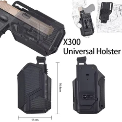 Funda táctica X300U para linterna Glock 17 19 S&W caza airsoft QLS