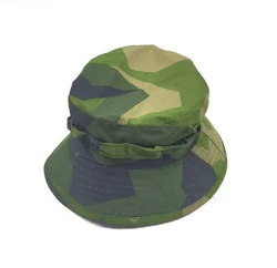 Sombrero de protección solar de camuflaje sueco para fanáticos militares al aire libre, sombrero Benny