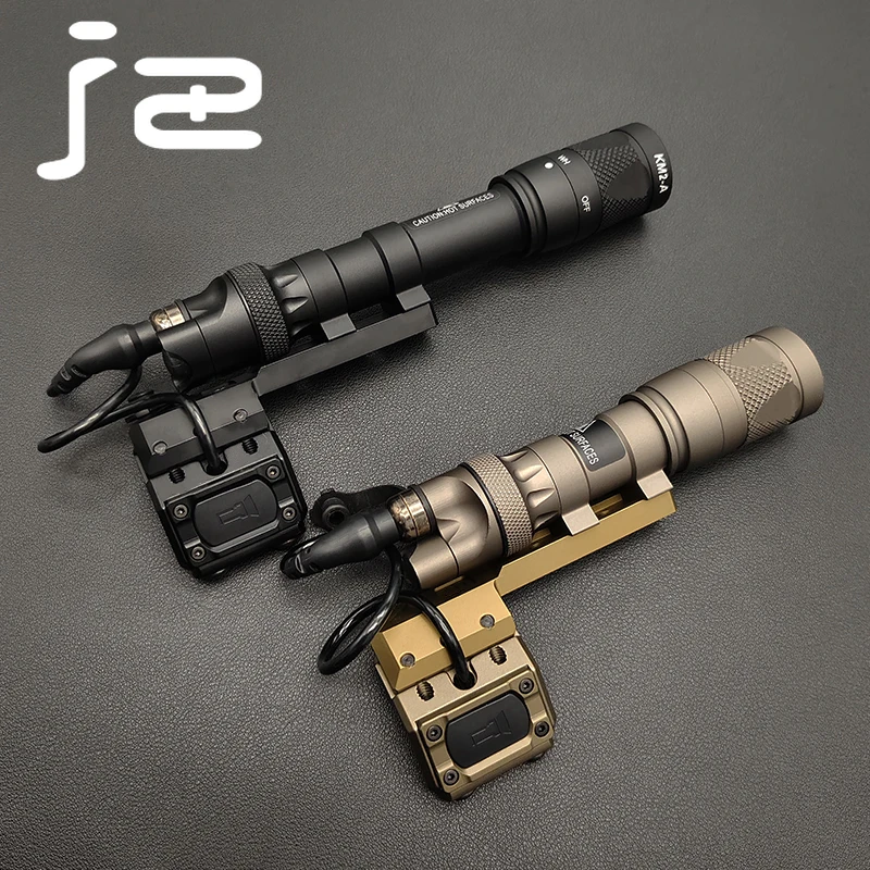 Linterna táctica M600V M300V luz blanca LED luces estroboscópicas de caza con interruptor de presión remota riel Picatinny de 20mm - imagen 2