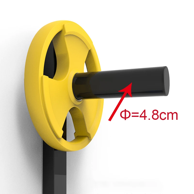 Estante de almacenamiento de placa de peso de barra montado en la pared, soporte organizador de equipo de gimnasio en casa para ahorro de espacio de alta resistencia para levantamiento de pesas