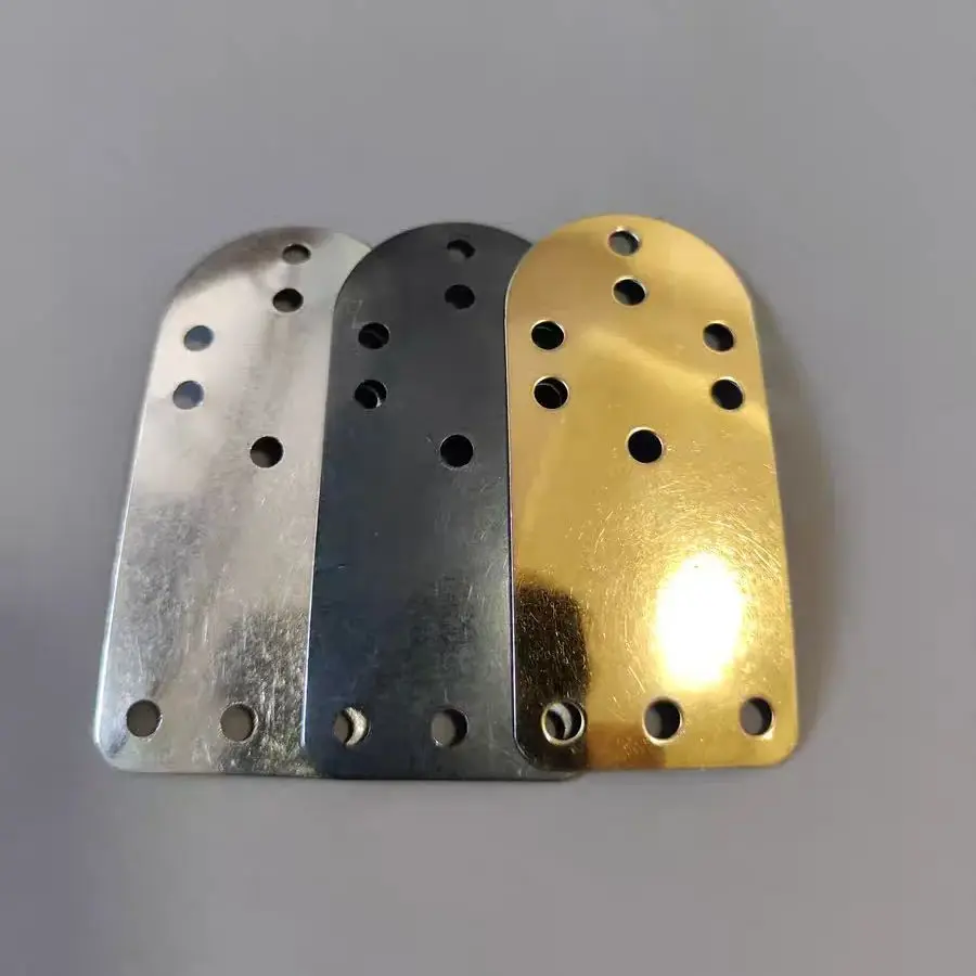 100 piezas de armadura de placa de clavo de acero inoxidable, armadura de placa de armadura DIY, 0,8mm de espesor, 3cm X 7cm - imagen 5