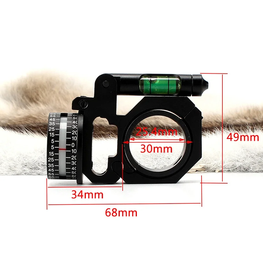Mira telescópica para Rifle, Riel de visión, nivel de burbuja, grado de espíritu, 25,4/30mm - imagen 3