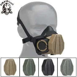 Máscara táctica SOTR con filtro HEPA H11 para operaciones especiales