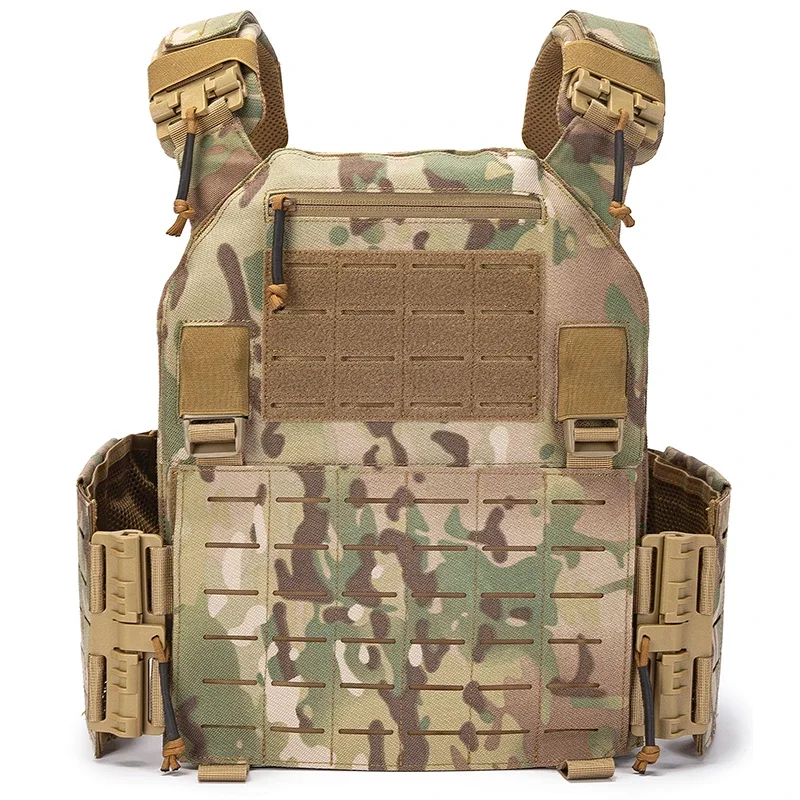 Nylon 1000d, chaleco Tactico Colete, Multicam, compatible con placa de 25x30cm, portador de placa, estilo Molle, para caza al aire libre - imagen 3