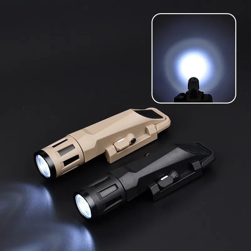 WADSN-linterna táctica LED para arma de caza, luz blanca estroboscópica para casco de explorador, 400 lúmenes, WML X Gen 2 Airsoft, 20mm - imagen 4