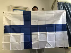 Bandera de Finlandia 150x90 cm – Poliester resistente exterior