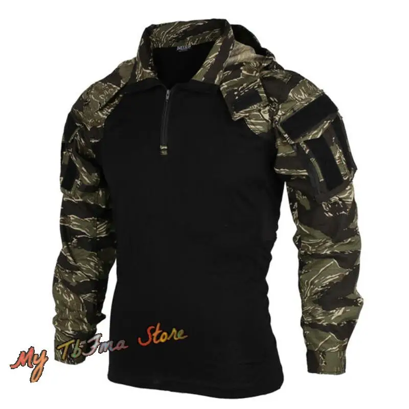 TRN camisa de caza táctica, uniforme de combate, SP2 táctico al aire libre, camisa de manga larga con capucha (delgada) - imagen 3