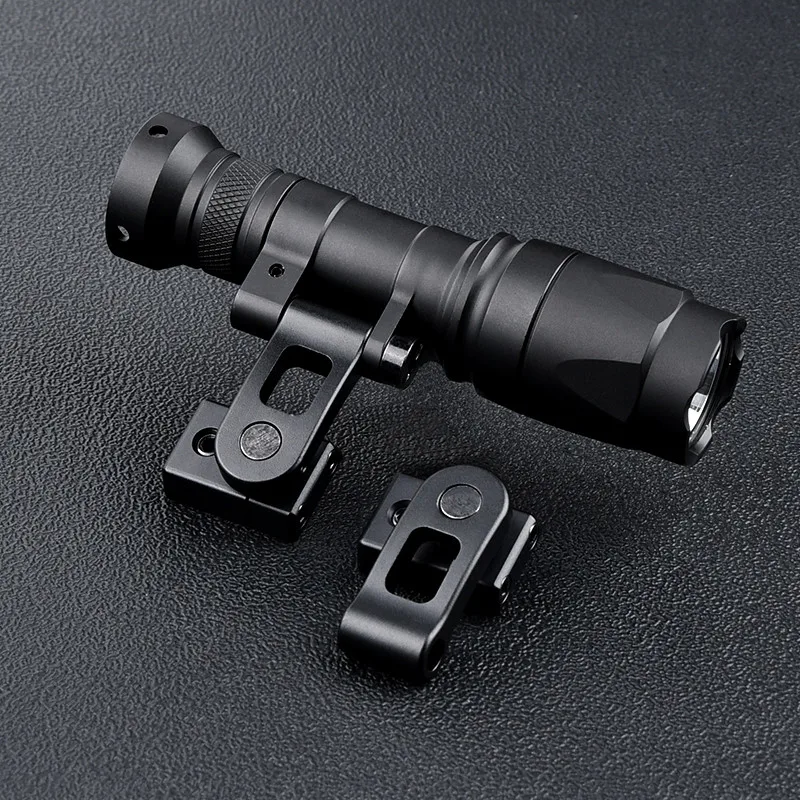 WADSN-montaje rápido para casco Surefir, M300, M600, Mini Luz de explorador, M340, M640, linterna táctica, M-AX, adaptador de abrazadera de riel para casco de arco - imagen 3