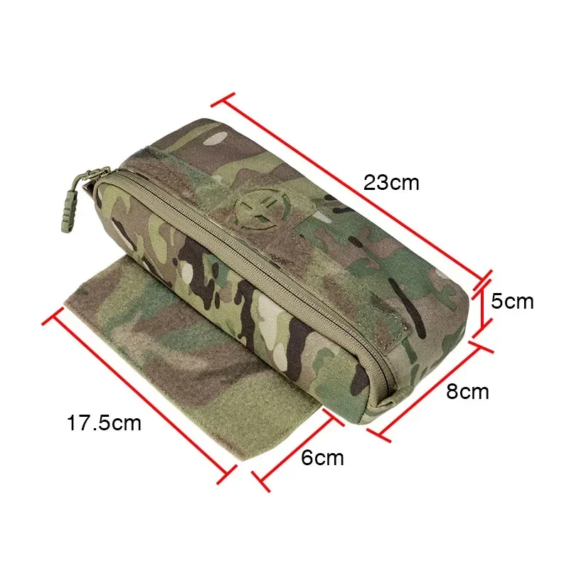 Chaleco táctico para el pecho, Mini bolsa colgante para JPC CPC AVS MK3 MK4, portador de placa, almacenamiento, Mini bolsa de expansión Abdominal - imagen 5