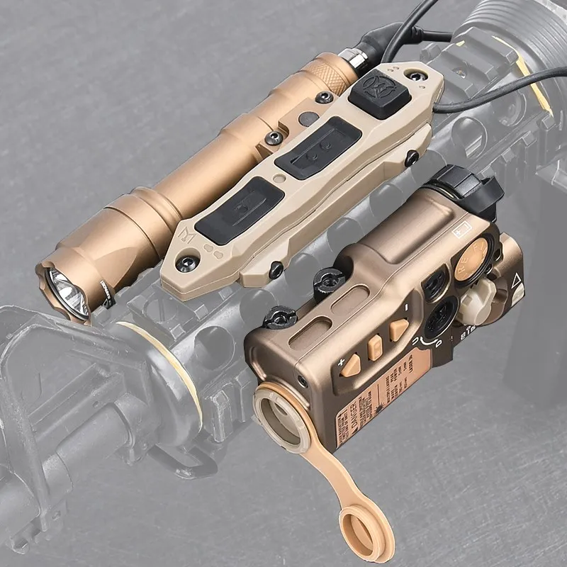 RAID-X CNC de Metal WADSN, punto rojo, verde, indicador azul, luz estroboscópica blanca, linterna táctica SF M300 M600, luz de exploración blanca - imagen 4