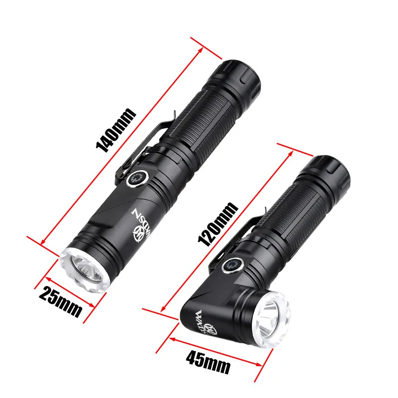 Linterna giratoria multifuncional para caza, equipo táctico brillante para acampar al aire libre - imagen 3