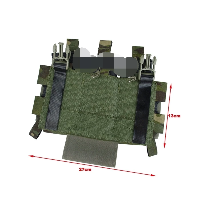 Chaleco de TMC3637-MTP/estilizado, triplete de panel frontal adhesivo dedicado, bolsa de clip 5,56, Multicam tropical - imagen 2