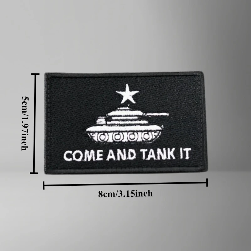 Parche bordado de calavera táctica para ropa, insignia de moral, gancho, parches militares, pegatinas para mochila, brazalete - imagen 3