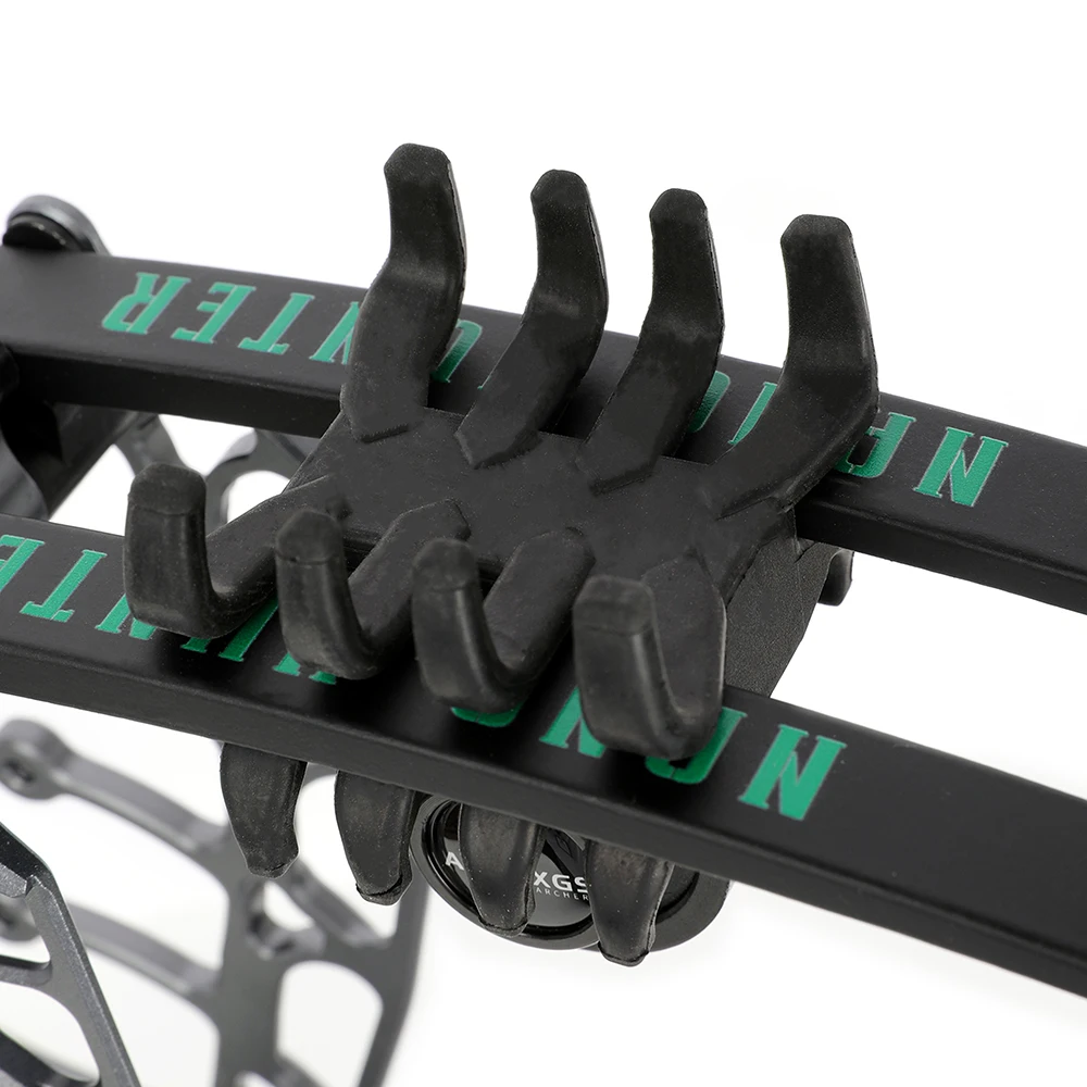 Estabilizador de extremidades de arco compuesto, amortiguador de goma de aleación de aluminio, amortiguador de vibración, fácil instalación, caza para tiro con arco - imagen 3