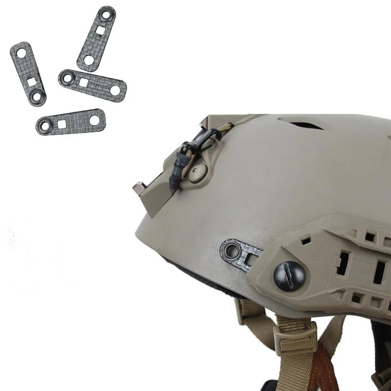 Casco táctico al aire libre Accesorios especiales Conexión Clips de cuerda 4 unids/set - imagen 2