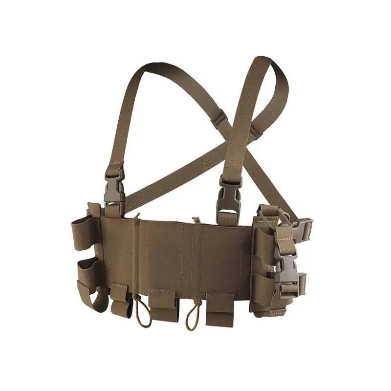 Chaleco táctico Ss para colgar en el pecho para senderismo, montañismo, ligero oculto antideslizante - imagen 5