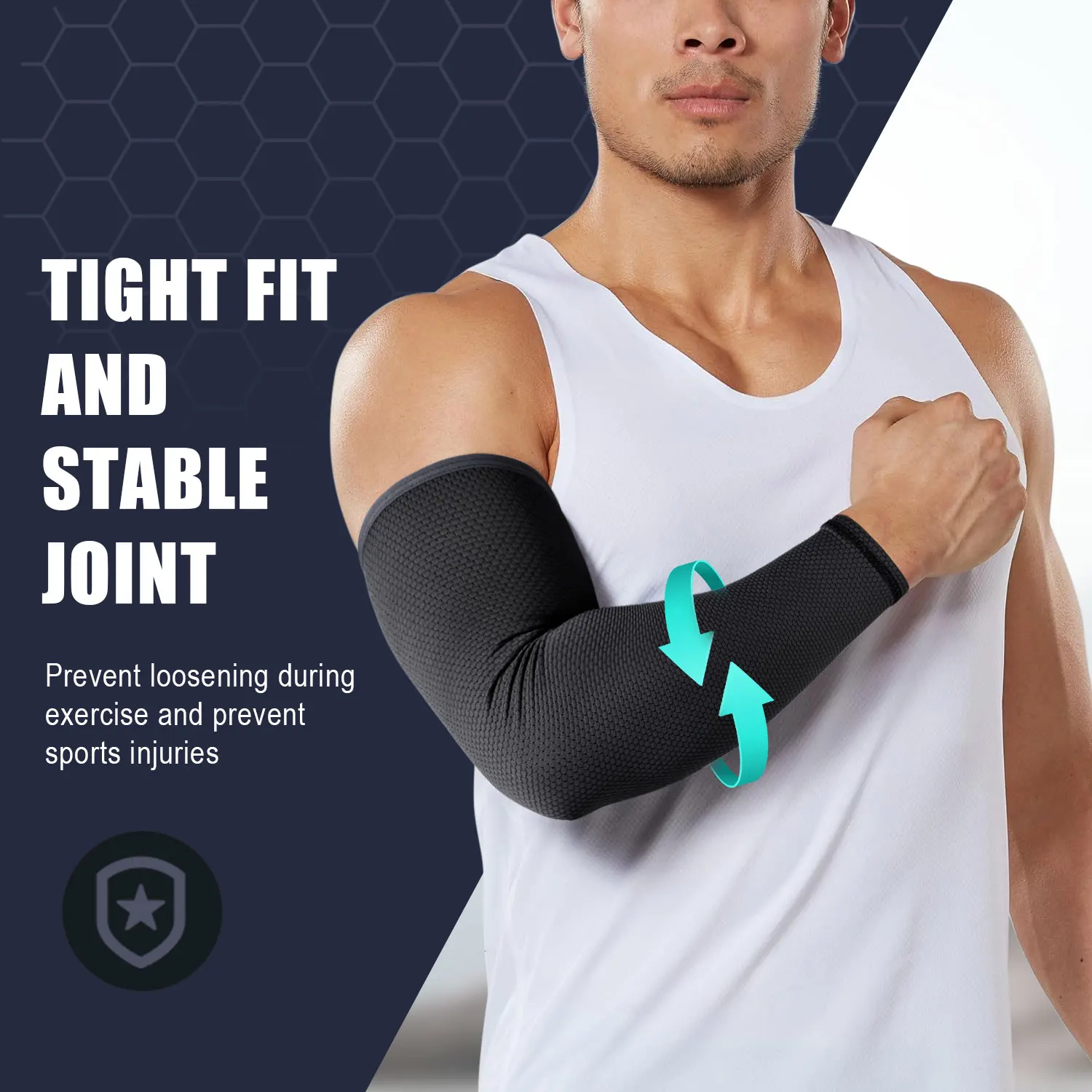 Mangas de brazo con protección UV, tela de seda de hielo transpirable, cubierta de brazo refrescante, deportes, senderismo, correr, pesca, Camping, equipo al aire libre - imagen 2