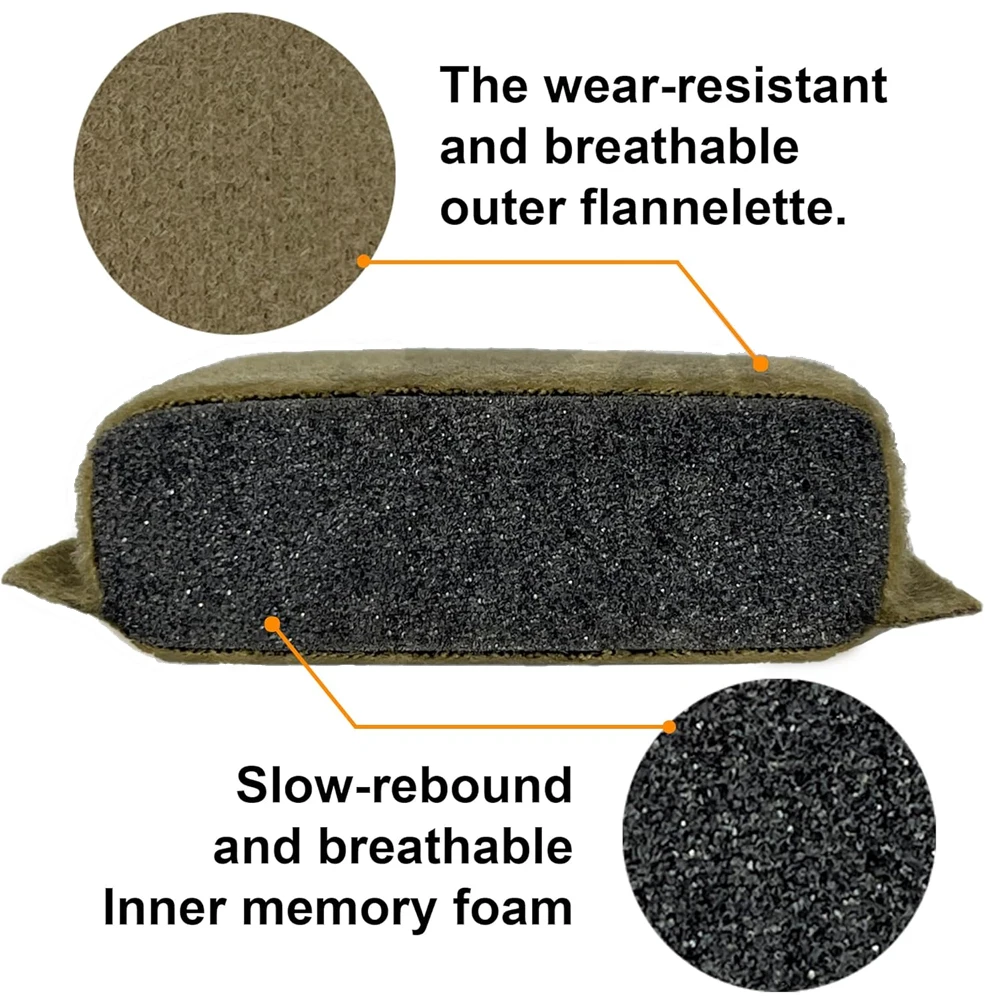 Universal Tactical Helmet Memory Foam Pad Set - Protective Replacement Inserts for Fast/Mich/ACH/USMC/PASGT/EX Airsoft Outdoor - imagen 5